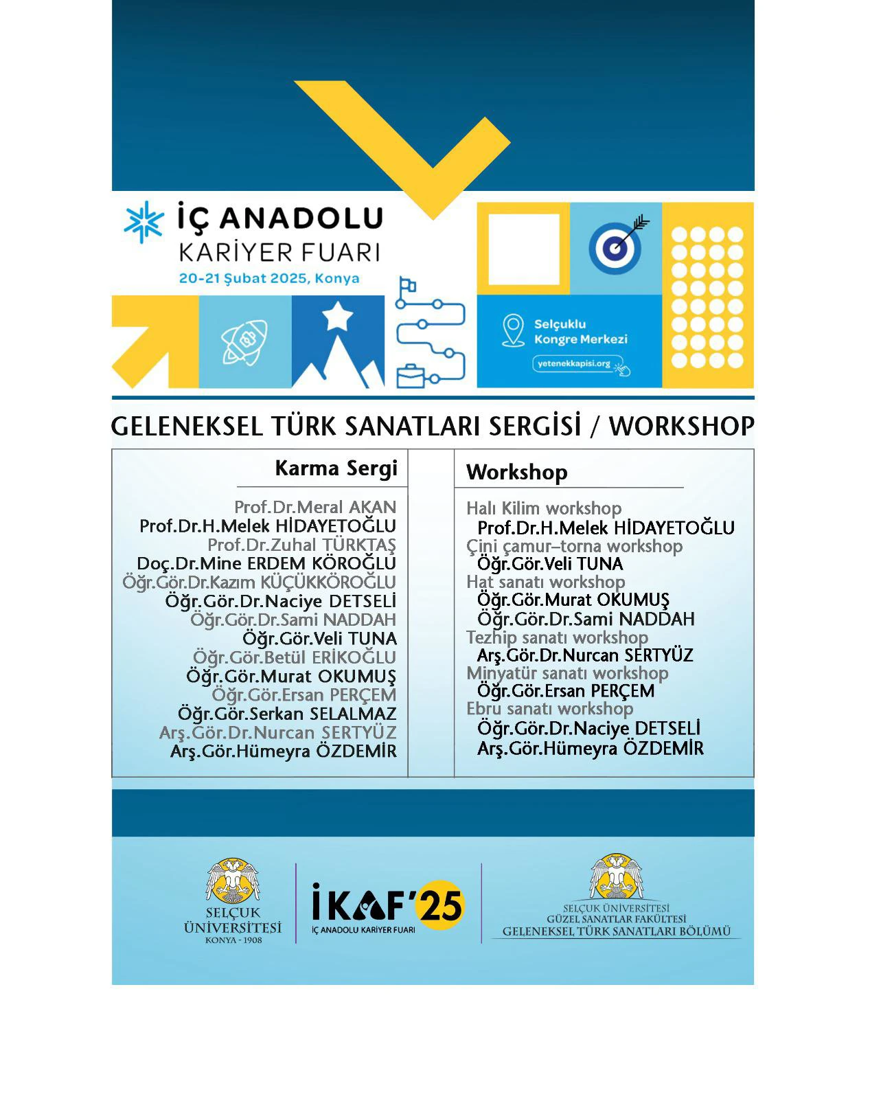İKAF İç Anadolu Kariyer Fuarı 2025 SERGİ VE WORKSHOP
